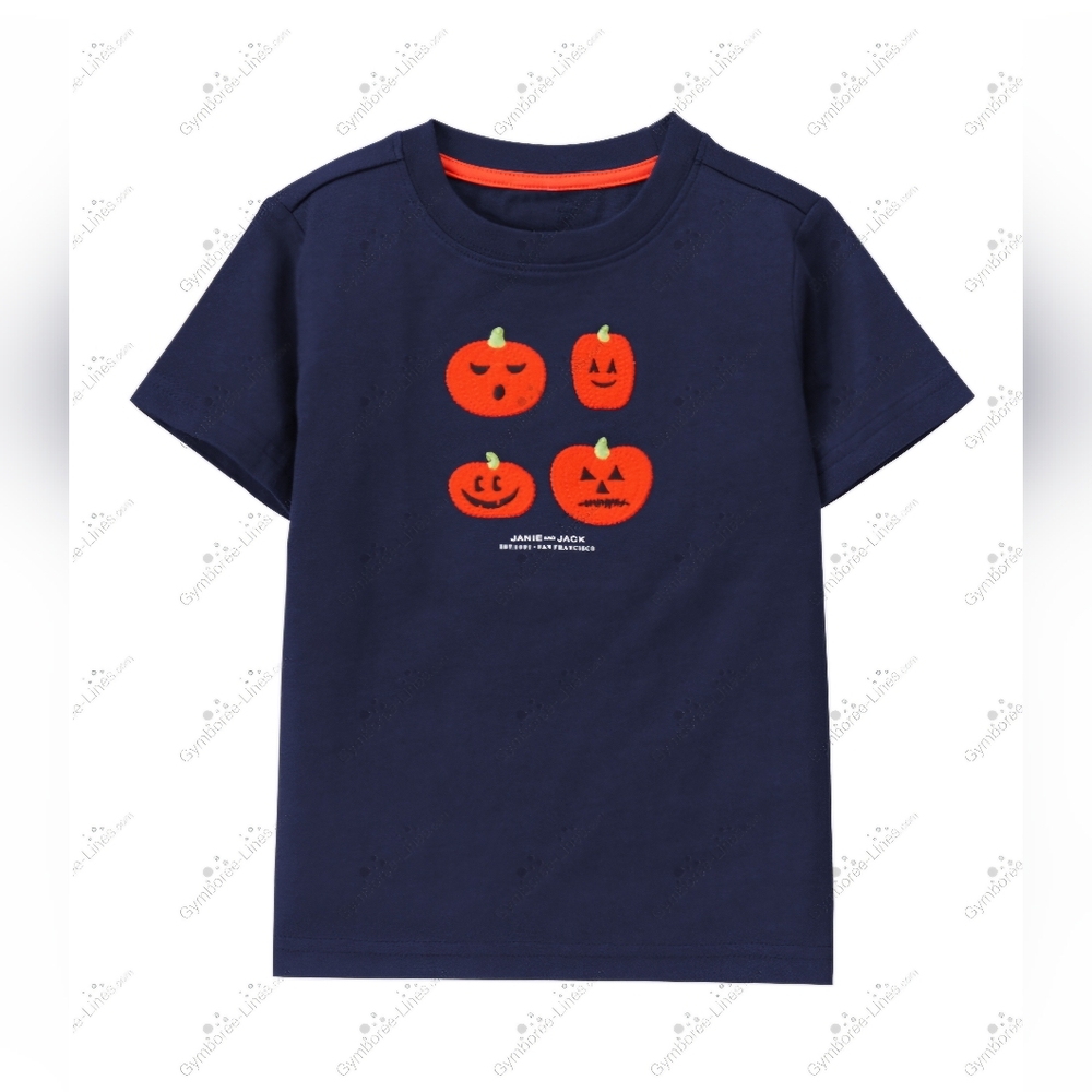 Janie & Jack Halloween Pumpkin Tee